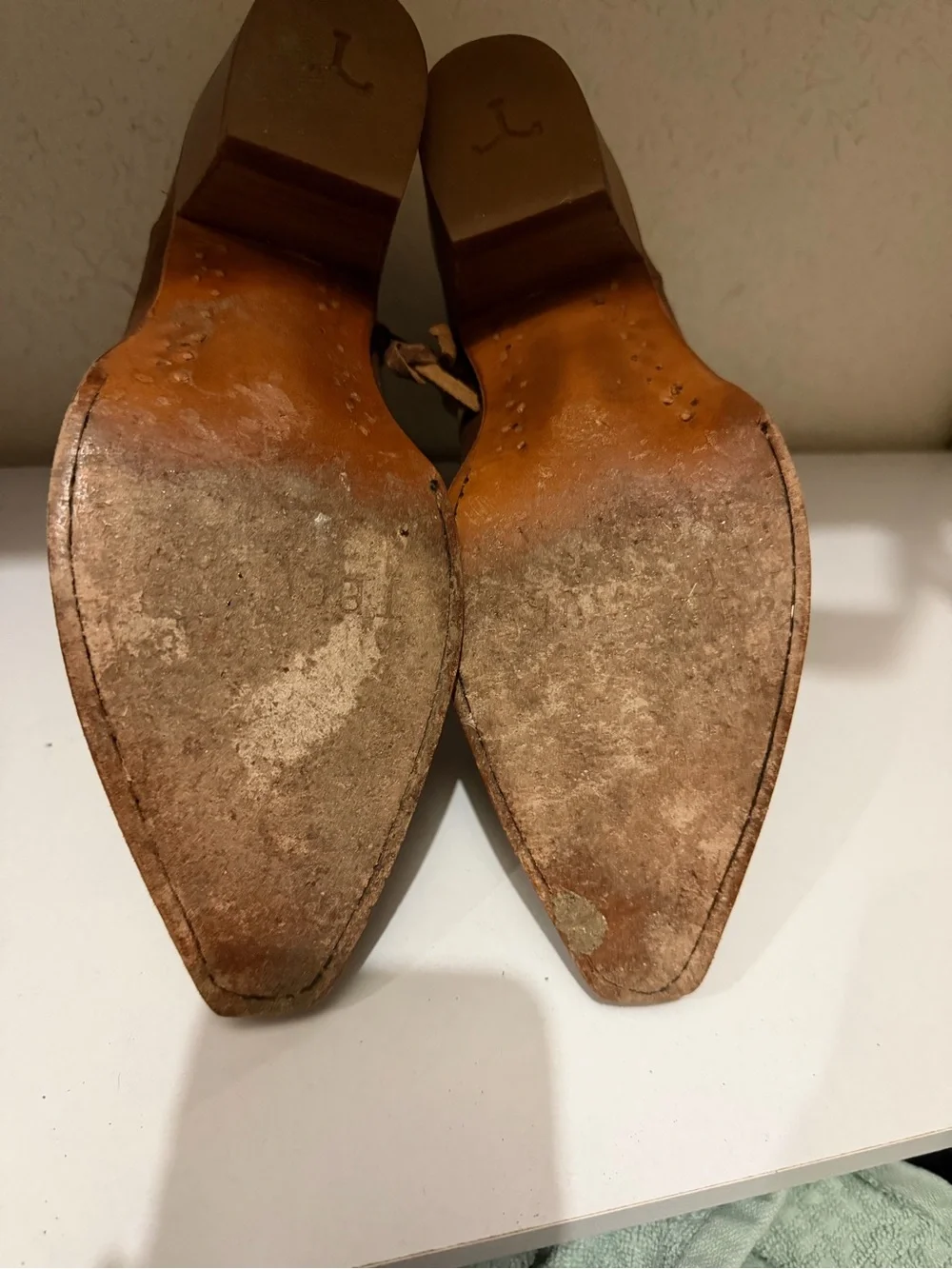 Tecovas Brown Leather Women's Ankle Booties